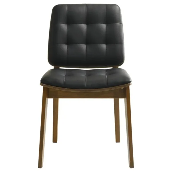 Redbridge Tufted Leather Side Chair Set of 2 By Coaster Furniture - Image 3