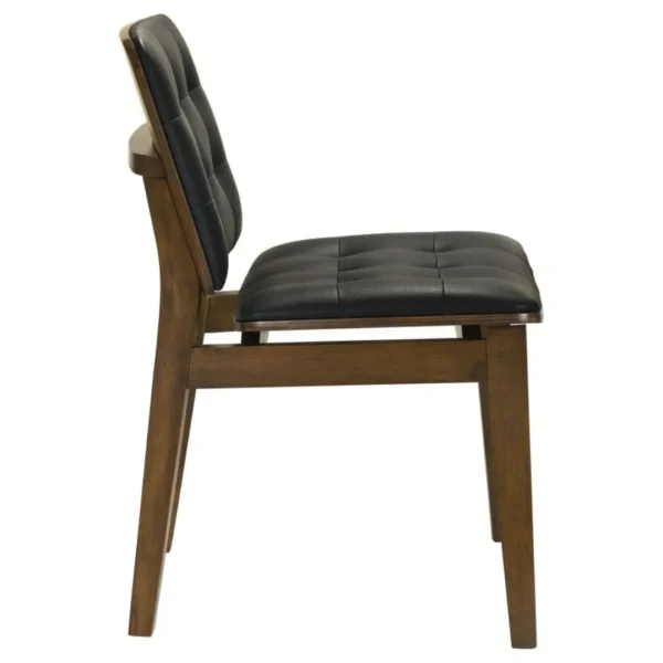 Redbridge Tufted Leather Side Chair Set of 2 By Coaster Furniture - Image 5