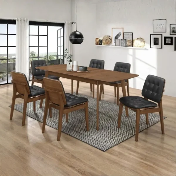 Redbridge Dining Table Set with Leaf Extension By Coaster Furniture - Image 9