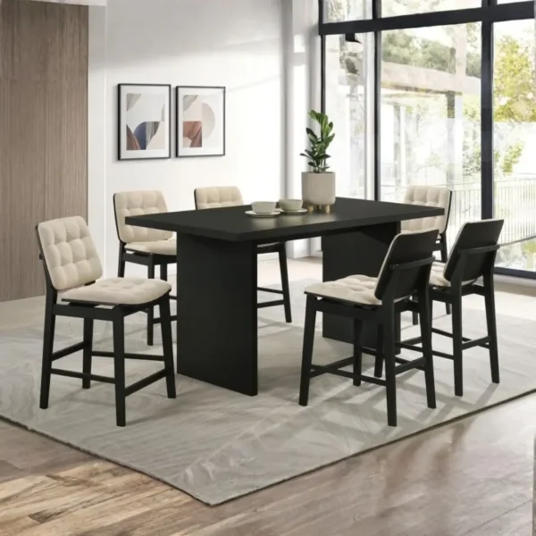 Decker 7 Piece Counter Height Dining Set By Coaster Furniture - Image 15