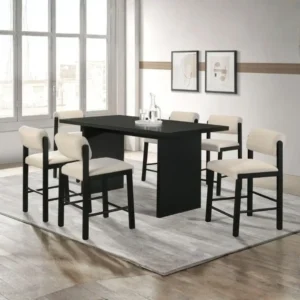 Decker Rectangular Counter Height Dining Set By Coaster Furniture