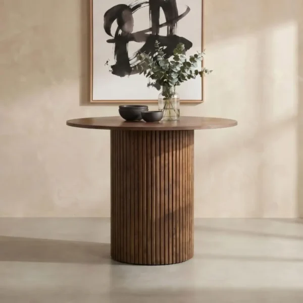 Hamlyn Wood Counter Height Round Table By Coaster Furniture - Image 9