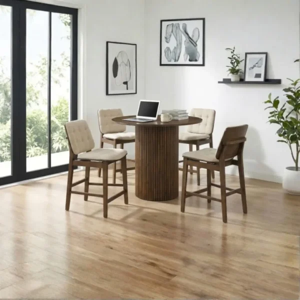 Hamlyn Round Counter Height Dining Set By Coaster Furniture - Image 13