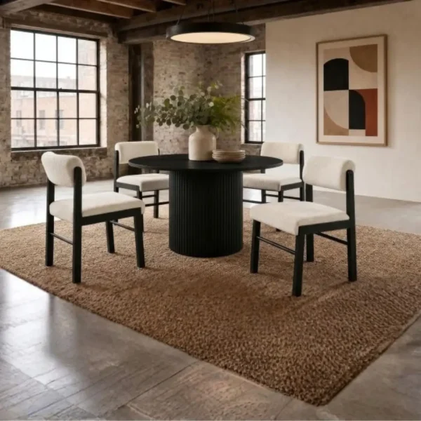 Hamlyn 47-Inch Wood Round Dining Table By Coaster Furniture - Image 6
