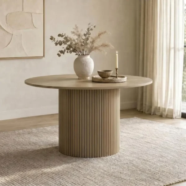Hamlyn 47-Inch Wood Round Dining Table By Coaster Furniture - Image 8