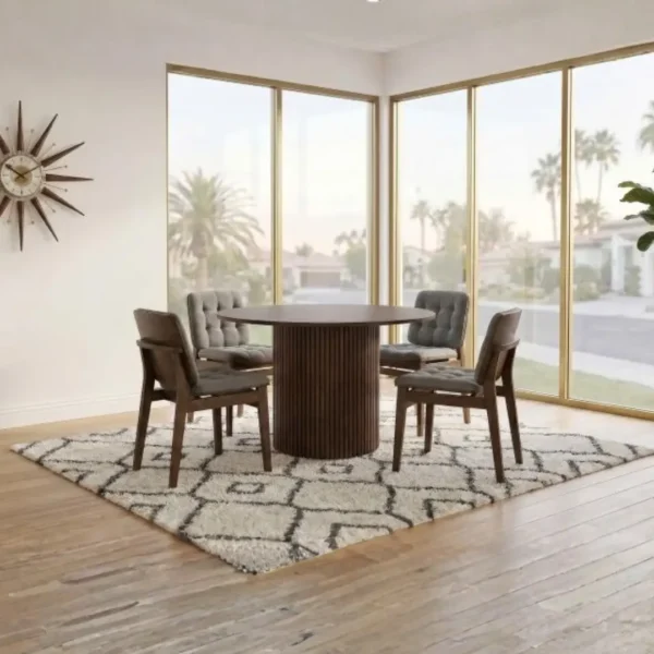 Hamlyn 5 Piece Round Dining Set By Coaster Furniture - Image 11