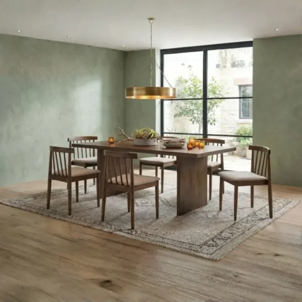 Decker 7 Piece 82 Inch Dining Room Table Set for 6 By Coaster Furniture - Image 12