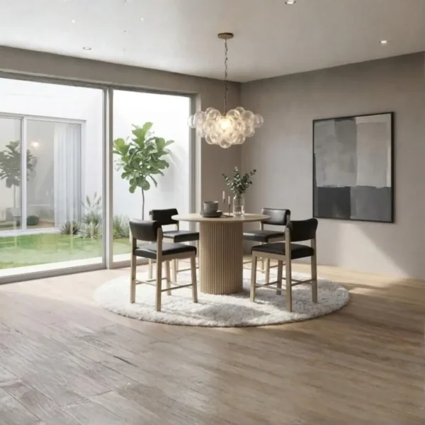 Hamlyn Round Wood Counter Height Dining Set By Coaster Furniture - Image 11