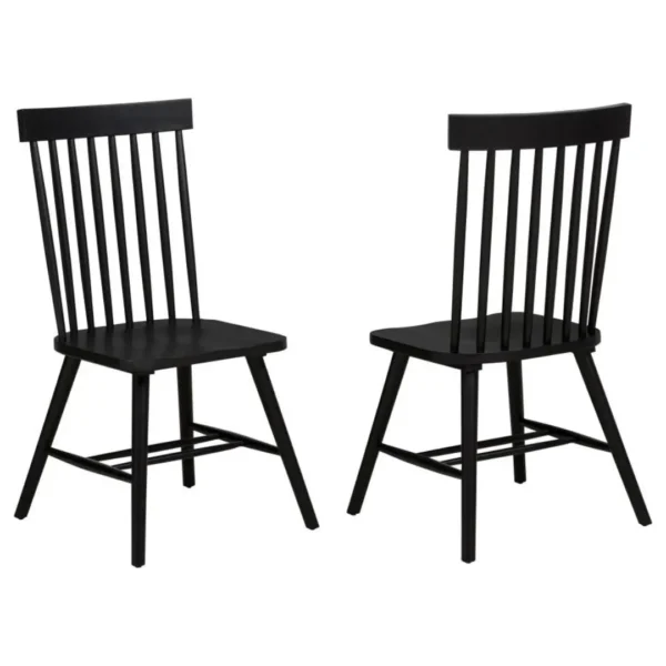 Decker 7 Piece Wood Dining Table Set for 6 By Coaster Furniture - Image 2