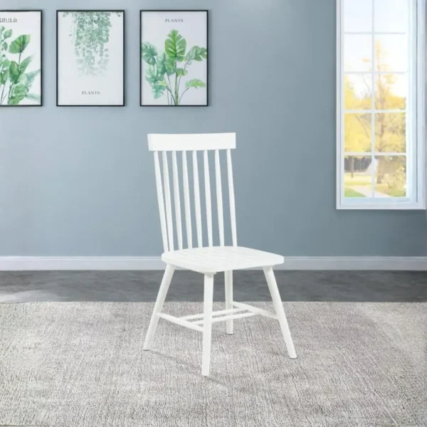 Andrews Windsor Spindle Back Dining Side Chair Set of 2 By Coaster Furniture - Image 11