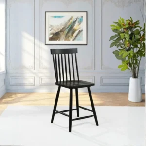 Andrews Windsor Wood Counter Chair Set of 2 By Coaster Furniture