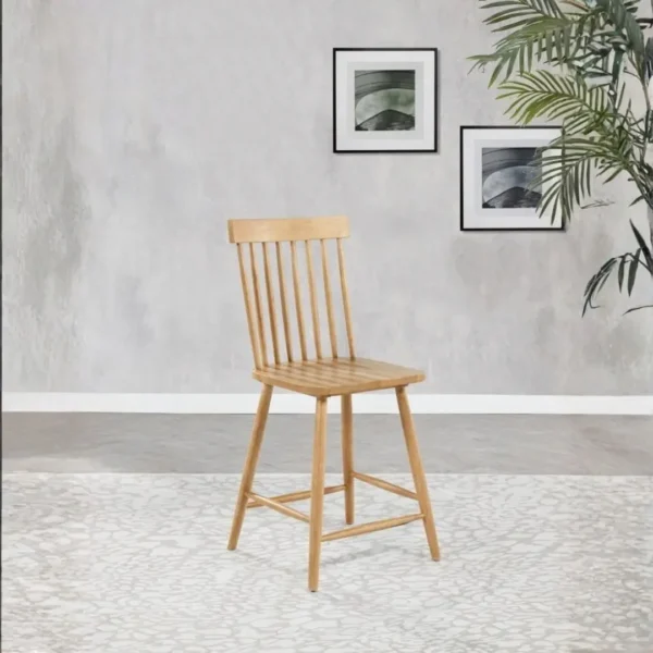 Andrews Windsor Wood Counter Chair Set of 2 By Coaster Furniture - Image 10