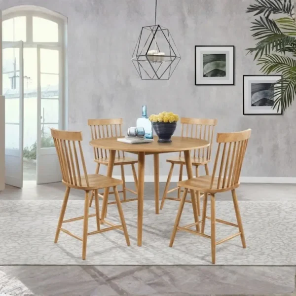 Andrews 5 Piece Round Counter Dining Set By Coaster Furniture - Image 14