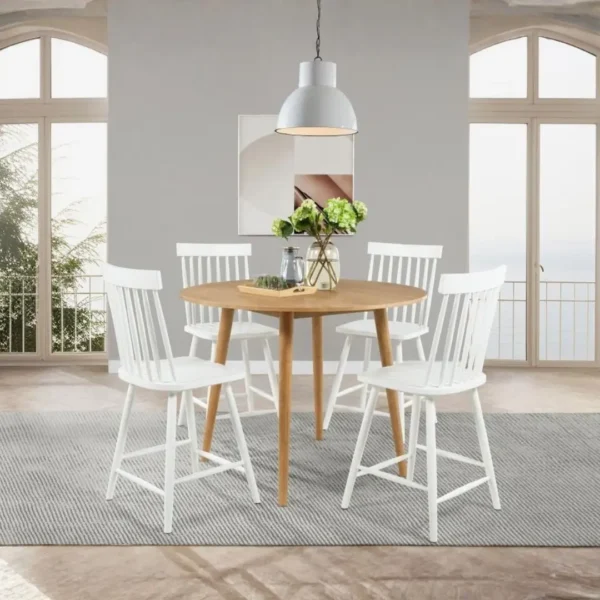 Andrews 5 Piece Round Counter Dining Set By Coaster Furniture - Image 15