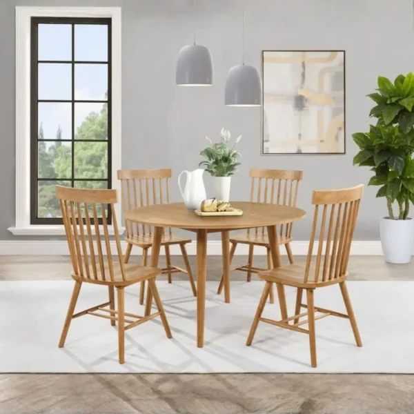 Andrews 5-Piece Dining Table Set for 4 By Coaster Furniture - Image 13