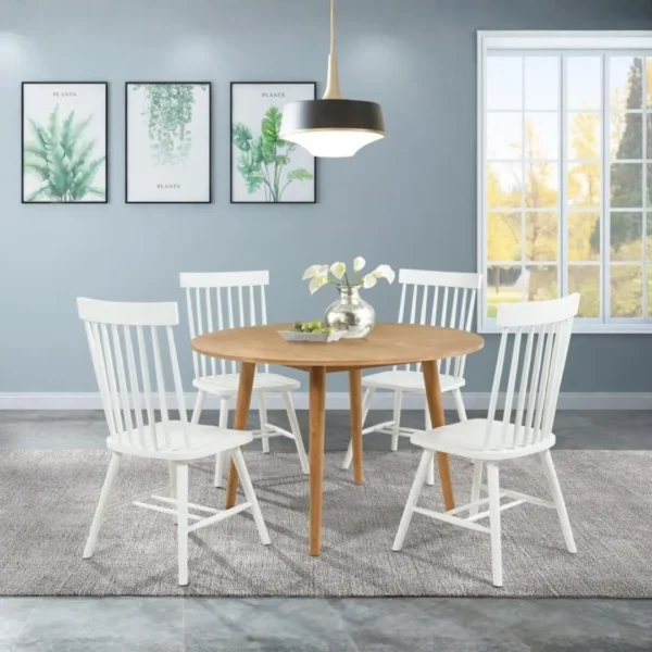 Andrews 5-Piece Dining Table Set for 4 By Coaster Furniture - Image 14