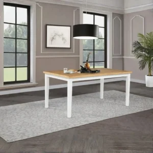 Andrews Rectangle Dining Table for 6 By Coaster Furniture