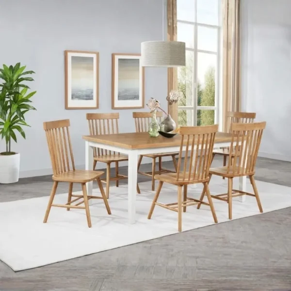Andrews Rectangle Dining Table for 6 By Coaster Furniture - Image 7