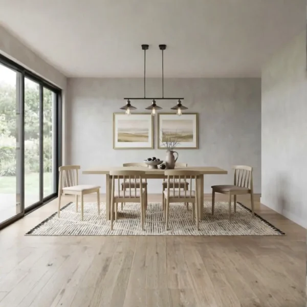 Decker 7 Piece 82 Inch Dining Room Table Set for 6 By Coaster Furniture - Image 11