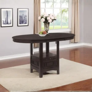 Lavon Oval Extendable Counter Height Dining Table By Coaster Furniture