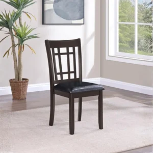 Lavon Transitional Wood Dining Side Chair Set of 2 By Coaster Furniture