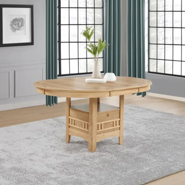 Lavon 60 Inch Extendable Oval Dining Table By Coaster Furniture - Image 7