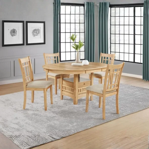 Lavon 5 Piece Oval Dining Room Set By Coaster Furniture - Image 16