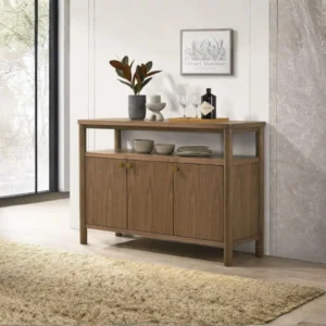 Crestmore Walnut Sideboard Buffet Cabinet By Coaster Furniture