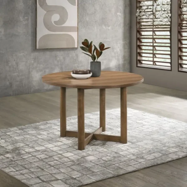 Crestmore Mid Century Modern Dining Room Table Sets By Coaster Furniture - Image 2