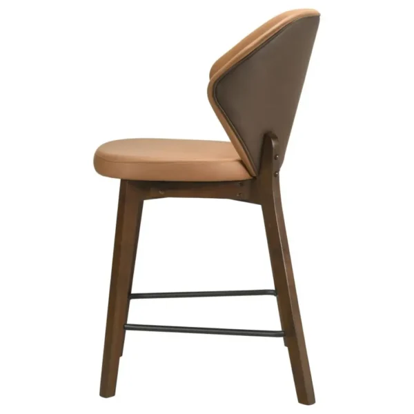 Randolph Upholstered Counter Stool Chair​ Set of 2 By Coaster Furniture - Image 5