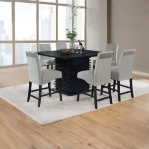 Stanton Square Counter Height Dining Table Set By Coaster Furniture