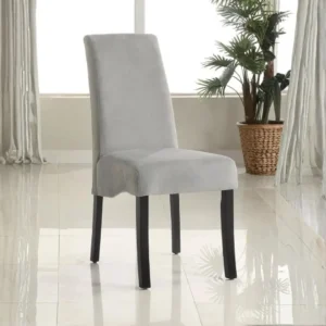 Stanton Grey Velvet Side Chair Set of 2 By Coaster Furniture