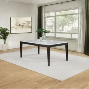 Averill Rectangular Marble Top Dining Table By Coaster Furniture