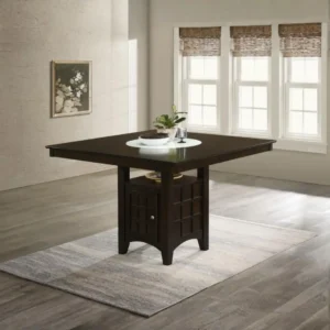 Gabriel Square Counter Height Table with Storage By Coaster Furniture