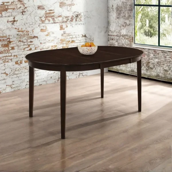 Gabriel Wooden Dining Room Set in Cappuccino By Coaster Furniture - Image 3
