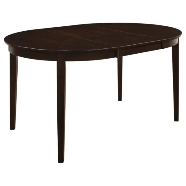 Gabriel Wooden Dining Room Set in Cappuccino By Coaster Furniture - Image 4
