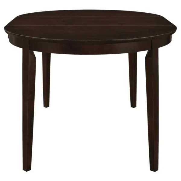 Gabriel Wooden Dining Room Set in Cappuccino By Coaster Furniture - Image 6