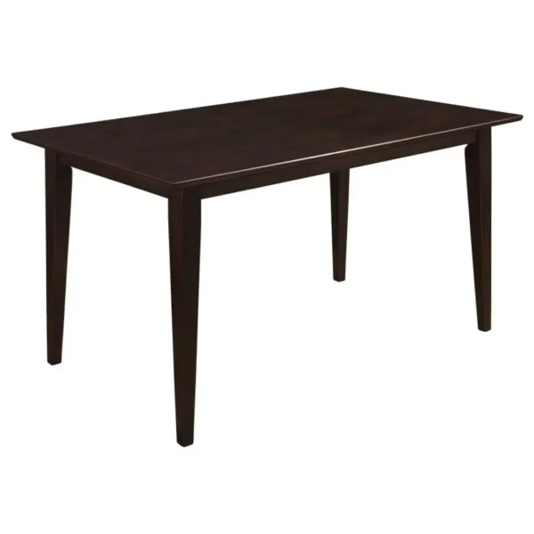 Gabriel Cappuccino Wood Dining Table By Coaster Furniture - Image 9