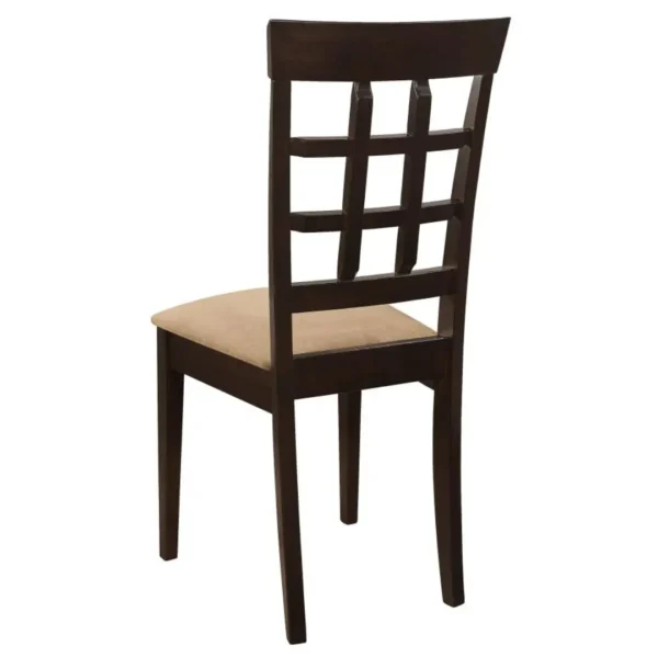 Gabriel Wooden Dining Room Set in Cappuccino By Coaster Furniture - Image 13