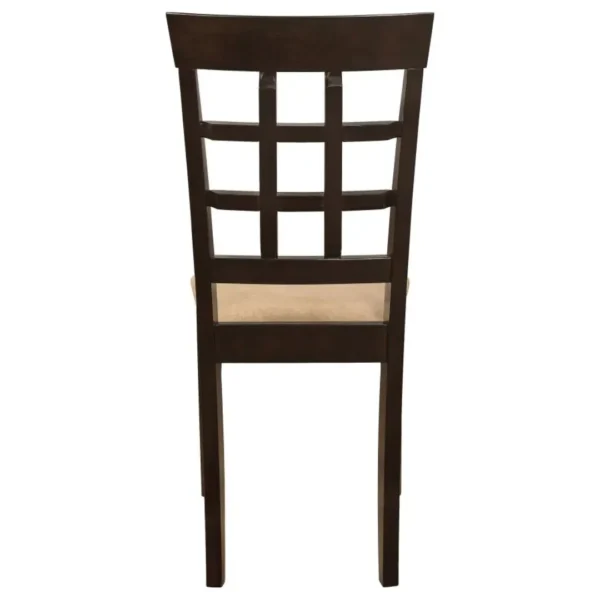 Gabriel Wooden Dining Room Set in Cappuccino By Coaster Furniture - Image 12