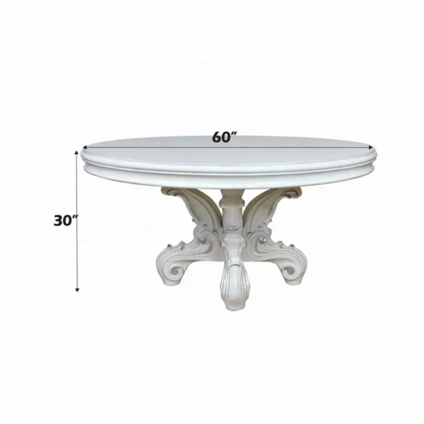 Versailles 7 Piece Round Dining Set by ACME - Image 2