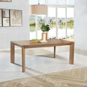 Bruner Natural Brown 72 Inch Dining Table By Coaster Furniture