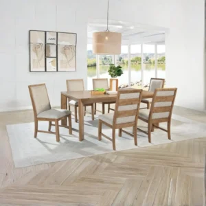 Bruner 7 Piece 72 Inch Dining Table Set By Coaster Furniture