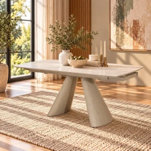Cassian Ceramic Top Dining Table by ACME
