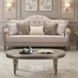 HD-6196 Contemporary Curved Sofa by Homey Design