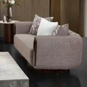 HD-3291 Dark Gray Modern Loveseat by Homey Design