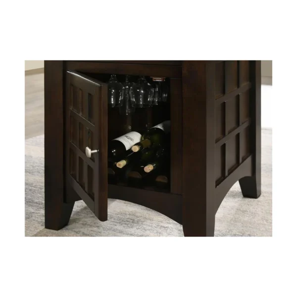 Gabriel 5-Piece Brown Counter Height Dining Set By Coaster - Image 9