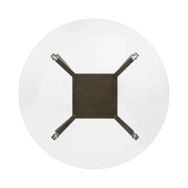 Paxton Brown Glass Dining Set By Coaster Furniture - Image 5