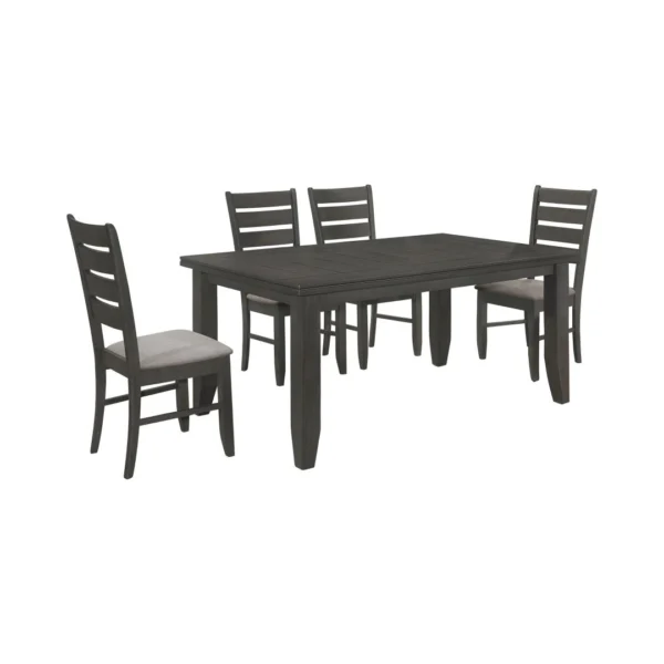 Dalila Dark Gray Dining Table Set By Coaster - Image 17