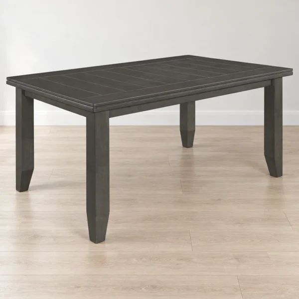 Dalila 6-Piece Dark Gray Dining Table Set By Coaster - Image 3